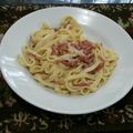 Cooksnap dari Rika Pangaribuan untuk resep Spaghetti carbonara with smoke beef