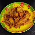 Sukla Sil's cooksnap of when they made গাঁঠি কচুর দম(Gathi Kochur Dam Recipe In Bengali).