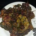 Cooksnap dari solaria untuk resep Rempeyek (kripik bayam merah)
