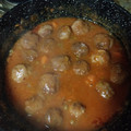 El cooksnap de Rut Borillo cuando hizo Albóndigas a la jardinera.