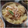 Vyas Ekta 's cooksnap of when they made સોજી નો શીરો (Sooji Sheera Recipe In Gujarati).
