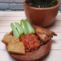 Cooksnap dari Ratu untuk resep Ayam Goreng Ungkep Santan with Sambal Kemiri