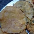 Midhat Jalil's cooksnap of when they made Eggplant pakora.