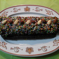 El cooksnap de Disfruta cocinando con Fernando cuando hizo Arrollado de pionono con puro chocolate y nueces.