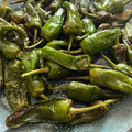 El cooksnap de Marieta cuando hizo Pimientos del padrón en Airfryer.