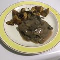 El cooksnap de Claudia Rojas cuando hizo Medallones de res con hongos silvestres al Oporto.
