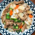 庭秀 的 沙茶秋葵炒豬肉 cooksnap