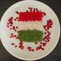 Indra Sen का कुकस्नैप जब उन्होंने तिरंगा राइस (Tiranga Rice recipe in Hindi) बनाया था।