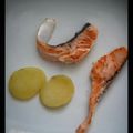 El cooksnap de Francisco Javier Fernandez cuando hizo Salmón a la plancha con patatas braseadas.