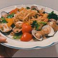 肉圓的媽媽 的 海鮮蔬菜義大利麵 cooksnap
