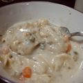 amy brigman 's cooksnap of when they made Creamy Cheesy Dumpling Soup 🍜.