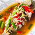 Cooksnap dari Mira Rozanna untuk resep Tim Ikan Kakap Pedas