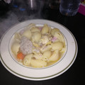 El cooksnap de Gisela Giralt cuando hizo Sopa de galets.