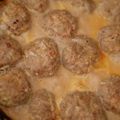 El cooksnap de Nancy Estrada cuando hizo Albóndigas en crema de chipotle.