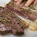 รูป Cooksnap ของ Tualekjid เมื่อเขาทำ สเต๊กเนื้อริบส์อาย (Ribeye Steak) แบบ ความสุกระดับ Medium rare