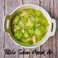 Cooksnap Zareena Shahmarudin semasa beliau membuat Petola Suhun Masak Air *.