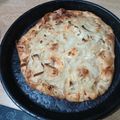 El cooksnap de Flavia Grimm cuando hizo Tarta de cebolla y roquefort.
