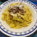 El cooksnap de Raquel González López cuando hizo Pasta carbonara.