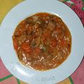 El cooksnap de Nayara Molina cuando hizo Carne en salsa con verduras 🍅.