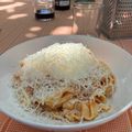 El cooksnap de @tesa.cuina cuando hizo Tagliatelle en salsa boloñesa con soja texturizada.