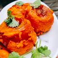 Falak Numa का कुकस्नैप जब उन्होंने भरवाँ टमाटर पकौड़ा चाट (bharwa tamatar pakoda chaat recipe in Hindi) बनाया था।
