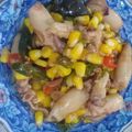 Cooksnap dari Carla Johana untuk resep Tumis cumi asin jagung manis cabe ijo
