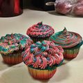 shannon.gaddis.7's cooksnap of when they made Tie-Dye Cupcakes.