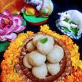 Madhvi Dwivedi का कुकस्नैप जब उन्होंने पोहा लड्डू (Poha ladoo recipe in Hindi) बनाया था।