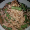 รูป Cooksnap ของ Kanokporn Prombubpa เมื่อเขาทำ ถั่วฝักยาวผัดเต้าหู้ (มังสวิรัติ)