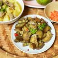 Cooksnap của Nguyễn Hoàng Yến khi họ làm theo món Cà tím xào tỏi ớt