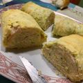 El cooksnap de Andrea Ruiz Romera cuando hizo Rulo de calabacín con pavo y queso.