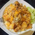 Umme Ali 's cooksnap of when they made Chicken White Biryani.