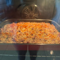El cooksnap de ik cuando hizo Brócoli con carne picada y bechamel al horno.
