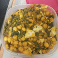 El cooksnap de Luisa “Meiga” Lizariturry cuando hizo Potaje de garbanzos de bote con espinacas y huevo cocido.