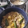El cooksnap de Aracely De Los Santos cuando hizo Milanesa de puerco con papas en salsa verde 🐖.