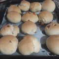 El cooksnap de Gustavo cuando hizo Pan casero común y saborizados.
