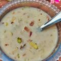 Juhi Prakash Sewani 's cooksnap of when they made Custard apple Phirni.