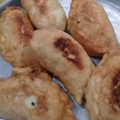 El cooksnap de Sandra cuando hizo Empanadas de choclo con salsa blanca, cebolla caramelizada y queso.