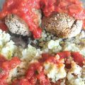 El cooksnap de Andrea Elizabeth Fernández cuando hizo Albóndigas de lentejas (veganas).