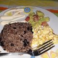 El cooksnap de Yana Aguilar cuando hizo Gallo pinto con lizano.