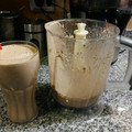El cooksnap de Fer Sarmiento cuando hizo Licuado de banana y chocolate fit.
