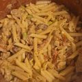 Maria Grillo's cooksnap of when they made Chicken Bacon Pasta Spinach and Tomatos in garlic cream sauce.