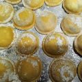 El cooksnap de Mariana cuando hizo Agnelotis de acelga y ricota, con salsa.