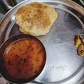 pinky makhija का कुकस्नैप जब उन्होंने पूरी (poori aloo recipe in Hindi) बनाया था।
