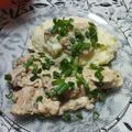 El cooksnap de Johanna Ansaldi cuando hizo Pechugas de pollo con salsa de verdeo y papitas al horno.