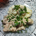 El cooksnap de Johanna Ansaldi cuando hizo Pechugas de pollo con salsa de verdeo y papitas al horno.