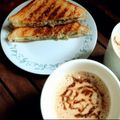 Shreya Mishra का कुकस्नैप जब उन्होंने मैगी नूडल्स सैंडविच (maggi noodles sandwich recipe in Hindi) बनाया था।