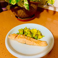 El cooksnap de Oscar cuando hizo Salmón con tartar de mango y aguacate.