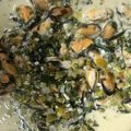 El cooksnap de yolanda Muñoz cuando hizo Mejillones en leche de coco y espinaca!.