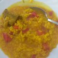 El cooksnap de Amparo Lledó cuando hizo Arroz de costillejas y magra murciano.